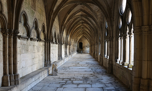 Cloitre de la cath�drale de Toul. 